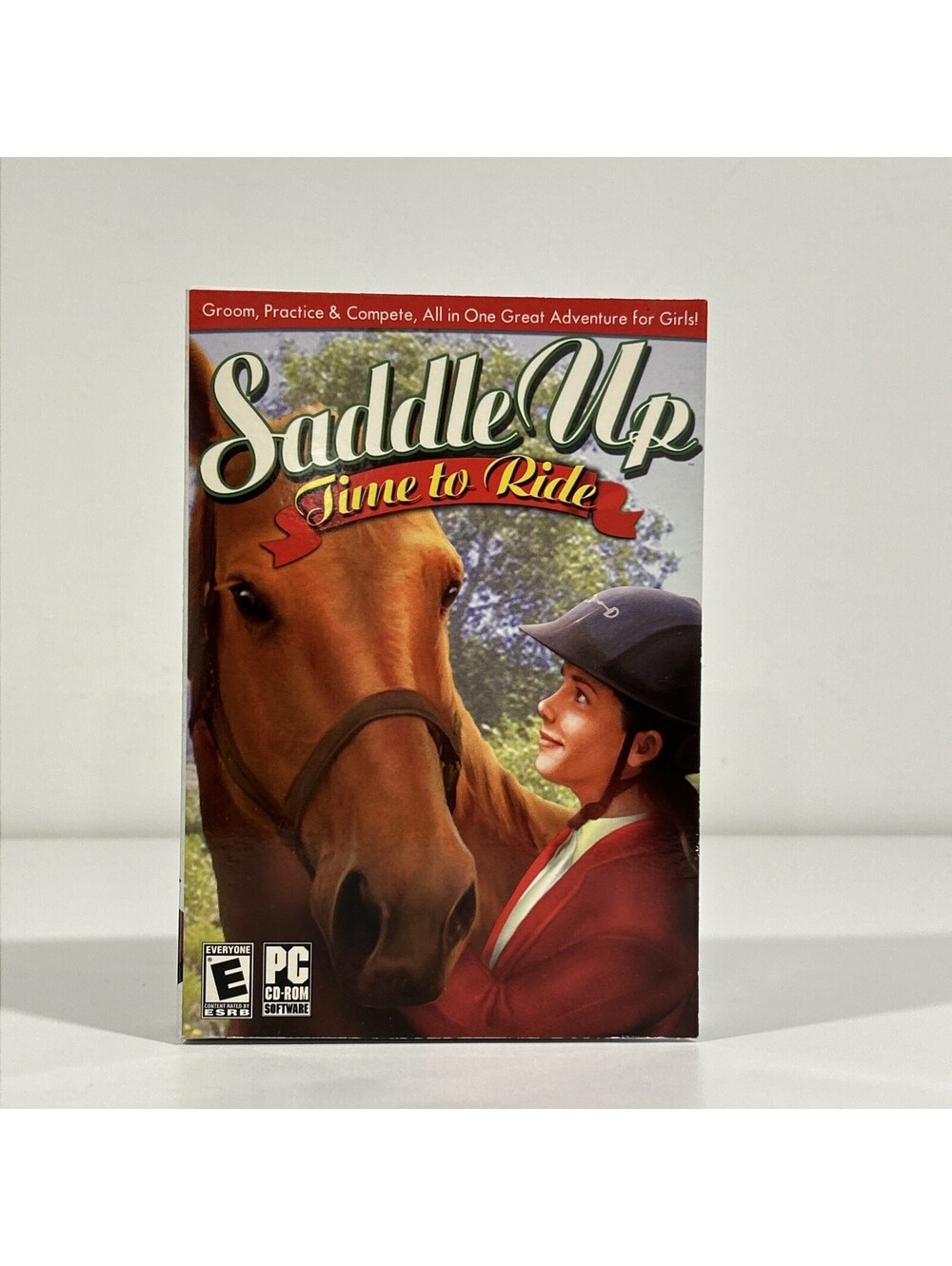 Sealed NIB SADDLE UP Time to Ride PC Game 2004 Dreamcatcher Adventure Big Box